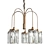 Elegant Newport Gold Chandelier 3D model small image 1