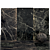 Laurent Black Marble: Premium Texture Tiles 3D model small image 2