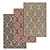 High-Quality Carpets Set 3D model small image 1