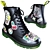 Tattooed Winter: Dr. Martens Boots 3D model small image 3