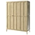 Eugenie 3-Door Wardrobe - Sleek and Spacious 3D model small image 1