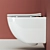 Modern Hanging Toilet - Ceramica Nova Forma CN3009 3D model small image 2