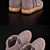 Designer Suede Comfort: YEEZY BOOST 750 3D model small image 3