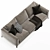 Elegant Minotti Andersen Sofa: Perfect Blend of Style and Comfort 3D model small image 4