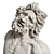 Roman Laocoon Bust Sculpture 3D model small image 2