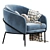 Angelo Lounge: Elegant and Versatile Furniture 3D model small image 2