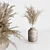 Rustic Pampas Bouquets in Ceramic Vase 3D model small image 1