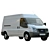 Versatile Commercial Van: Ford Transit 2006-2014 3D model small image 1