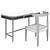 Minimalist Natural Ash Desk & Chair 3D model small image 5