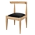 Minimalist Natural Ash Desk & Chair 3D model small image 9