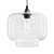 Positano Glass Pendant Light 3D model small image 1