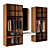 Versatile Edit Poly Cupboard & Desk 3D model small image 6