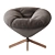 Tortuga Small Armchair: Elegant Comfort for Your Space 3D model small image 2