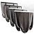 Elegant Roman Curtain Cosmo 3D model small image 1