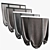 Elegant Roman Curtain Cosmo 3D model small image 6