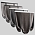 Elegant Roman Curtain Cosmo 3D model small image 7