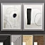 Modern Art Frame Set: 2 Frames, 4 Textures 3D model small image 1