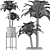 Tropical Paradise: Beach Palm Duo 3D model small image 3