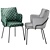 Louvre Tube Armchair: Sleek Design, Multi-use 3D model small image 10