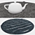 Versatile Set of Round Carpets 3D model small image 3