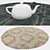 Circular Rug Bundle Set 3D model small image 3