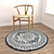 Round Carpets Set - Variety and Realism 3D model small image 4