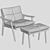 Stylish and Comfortable Vibieffe 1000 Armchair 3D model small image 3