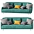 Elegant Audrey Sofa: Timeless Comfort and Style 3D model small image 3