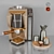 Premium Siemens Coffee Machine 3D model small image 1