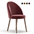 Elegant Barbara Chair 3D model small image 1