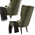 Hush Armchair: Stylish, Comfortable, and Durable 3D model small image 4