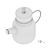 Sleek Glass Kettle 3D model small image 4