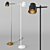 Satellite Brass Floor Lamp 3D model small image 1