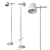 Satellite Brass Floor Lamp 3D model small image 2