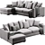 Contemporary BoConcept Cenova Sofa 3D model small image 2