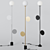 Sleek Plates Floor Lamp 3D model small image 1