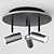 Cato 11 Aluminum PRO: Sleek Swedish Ceiling Lamp 3D model small image 2