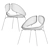 Elegant Hyuko Chair - Corona Renderer 3D model small image 4