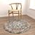 Round Carpets Set - Versatile and Realistic 3D Rugs 3D model small image 4