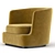 Luxury Reclining Apollo Armchair 3D model small image 4