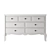 Romantic White Chest of Drawers 3D model small image 1