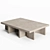 Minimalist Stone Low Table 3D model small image 1