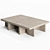 Minimalist Stone Low Table 3D model small image 3