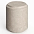 Atlas Limestone Pedestal 3D model small image 1