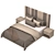 Classic Brown Bed: High-Quality 3D Model 3D model small image 4