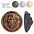 Title: Artistic Lion Wood Mascaron 3D model small image 1