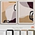 Neutral Minimalist Abstract Framed Prints 3D model small image 1