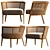 Modern 2015 Harvey Probber Lounge Chair 3D model small image 3