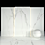 Elegant Afyon White Marble Slabs 3D model small image 2