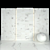 Elegant Afyon White Marble Slabs 3D model small image 3